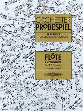 Illustration orchester probespiel flute