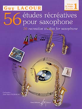 Illustration de 56 Études récréatives avec CD d'écoute - Vol. 1 : 30 études