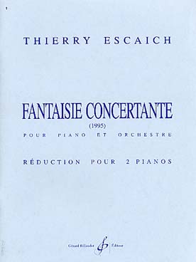Illustration de Fantaisie concertante pour piano et orchestre, réduction 2 pianos