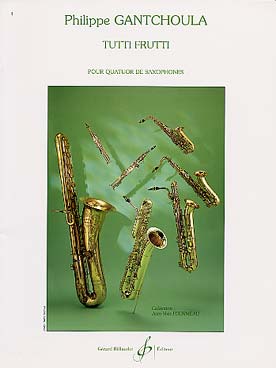 Illustration de Tutti frutti pour quatuor de saxophones
