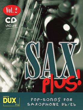 Illustration sax plus avec cd : pop songs vol. 2    