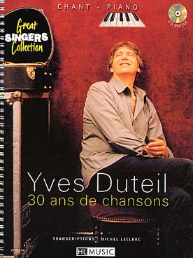 Illustration duteil 30 ans de chansons avec cd p/v