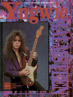 Illustration de Yngwie Malmsteen guitare avec tablature avec CD