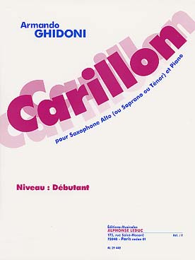 Illustration ghidoni carillon (alto ou tenor)
