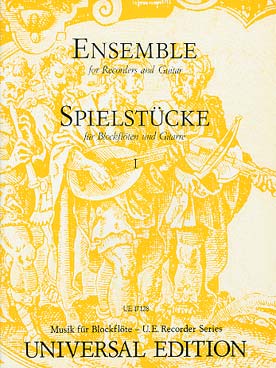 Illustration spielstucke flutes a bec/guit. vol. 1