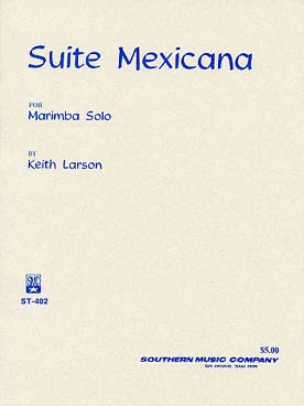 Illustration larson suite mexicana pour marimba