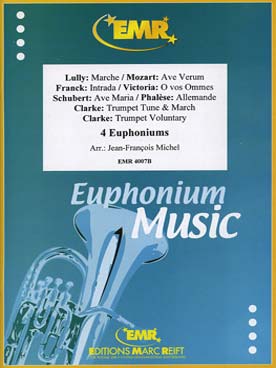 Illustration de QUARTETT ALBUM : Lully, Franck, Clarke, Mozart, Schubert, Phalèse et Victoria pour quatuor d'euphoniums