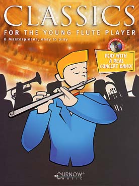 Illustration de CLASSICS for the young flute player : 8 arrangements faciles de thèmes classiques
