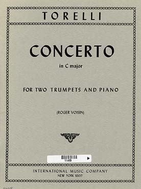 Illustration de Concerto en do M pour 2 trompettes