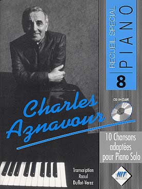 Illustration aznavour special piano n° 8 avec cd