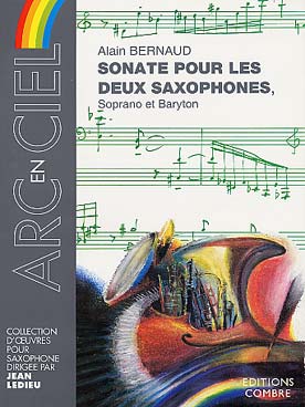 Illustration bernaud sonate pour les deux saxophones 