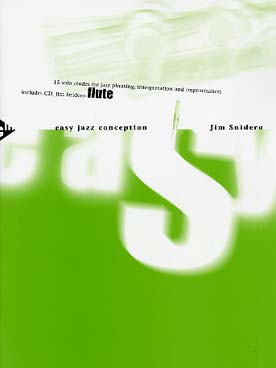 Illustration snidero easy jazz conception flute +cd
