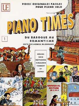Illustration de PIANO TIMES du baroque au romantisme : 19 pièces (sél. Hildebrand)