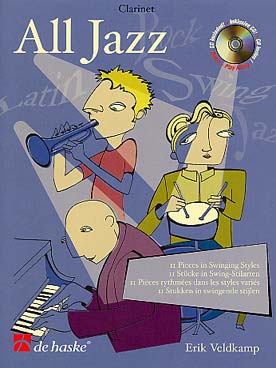 Illustration de ALL JAZZ : 11 pièces originales de Erik Veldkamp dans divers styles swing