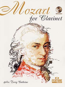 Illustration de Mozart for clarinet : 11 arrangements d'œuvres pour piano ou orchestre, avec CD play-along