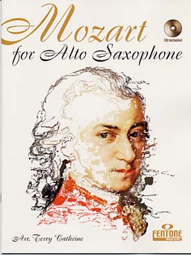 Illustration mozart for saxophone avec cd play-along