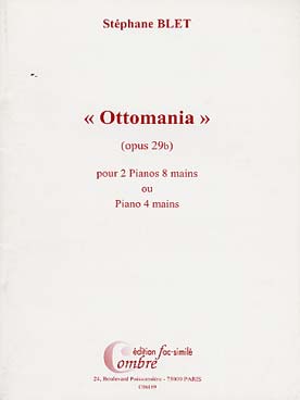 Illustration blet ottomania op. 29 b (2 pnos 8 mains 