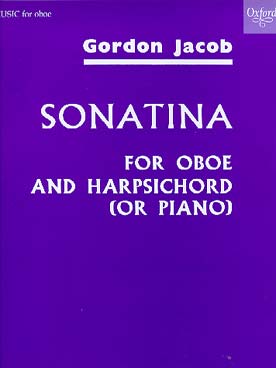 Illustration jacob sonatina pour hautbois et piano