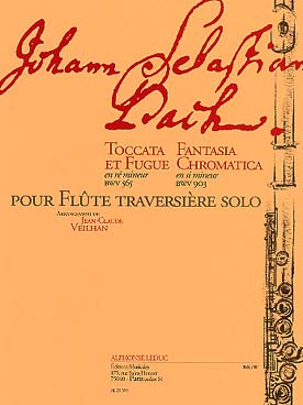 Illustration de Toccata et fugue BWV 565 en ré m - Fantasia chromatica BWV 903 en si m (tr. Veilhan)