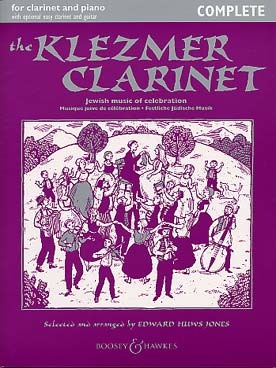 Illustration de The KLEZMER CLARINET : 16 musiques juives de célébration, arr. Huws Jones avec 2e partie de clarinette facile ad lib.