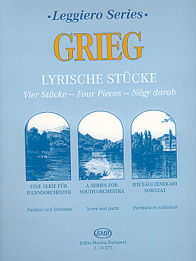 Illustration de Pièces lyriques pour orchestre à cordes débutant : C + P (5 V1, 4 V2, 4 V3, 3 Va, 3 Vc1, 2 Vc2, 1 Cb)