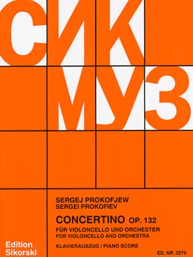 Illustration prokofiev concertino op. 132
