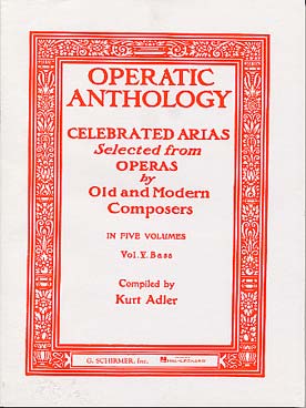 Illustration de OPERATIC ANTHOLOGY - Vol. 5 : basse