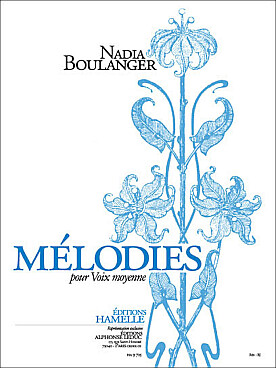 Illustration de Mélodies voix moyenne - Vol. 1