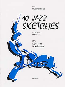 Illustration de 10 Jazz Sketches pour 3 trompettes - Vol. 2