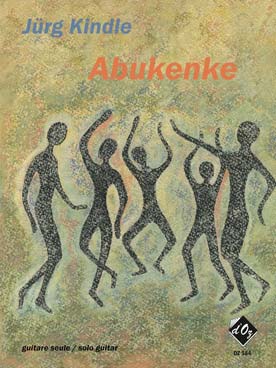 Illustration de Abukenke (percussion guitar music N° 4, pour guitare préparée)