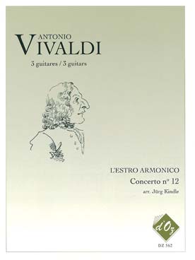 Illustration vivaldi concerto op.  3/12 rv 265