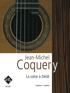 Illustration coquery la valse a dede pour 5 guitares