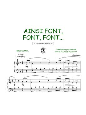 Illustration de Ainsi font font