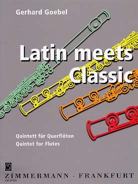 Illustration de Latin meets classic pour 5 flûtes et percussions