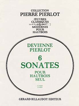 Illustration devienne sonates (6) hautbois vol. 1