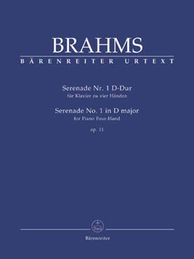 Illustration brahms serenade n° 1 op. 11 en re maj   