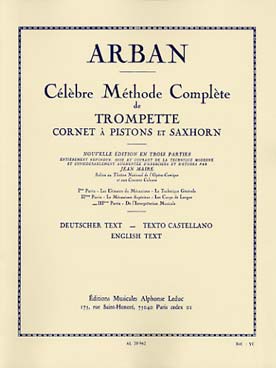 Illustration arban methode (al)(maire) vol. 3