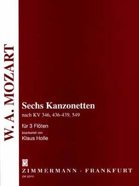 Illustration mozart kanzonetten (6) pour 3 flutes