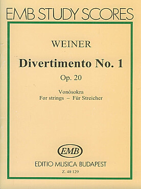 Illustration de Divertimento N° 1 op 20 for string orchestra