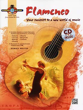 Illustration de GUITAR ATLAS SERIES avec CD - Flamenco