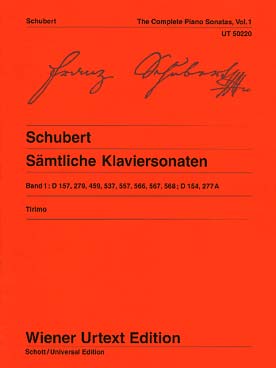 Illustration de Sonates (édition Wiener Urtext) - Vol. 1