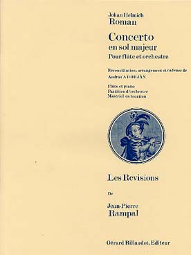 Illustration de Concerto en sol M (tr. Rampal)