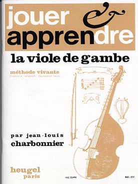 Illustration charbonnier apprendre la viole de gambe