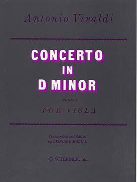 Illustration vivaldi concerto op. 3 n° 6 en alto/pno