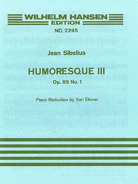 Illustration de Humoresque N° 3 op. 89 N° 1