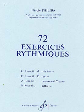 Illustration philiba 72 exercices rythmiques vol. 1 b