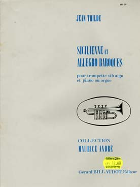 Illustration de Sicilienne et allegro baroques pour trompette et piano ou orgue   