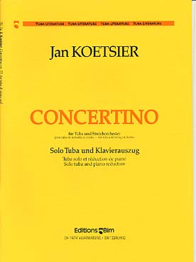 Illustration koetsier concertino tuba et piano op. 77