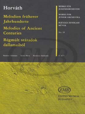 Illustration de Melodies from ancient times pour orchestre à cordes (C + P)