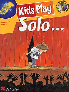 Illustration kids play solo avec cd